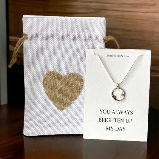 Silver Brighten Up Your Day Necklace