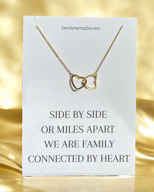 Sterling Silver Hearts Necklace