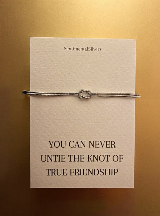 Polished Waterproof Stainless Steel Knot Bracelet