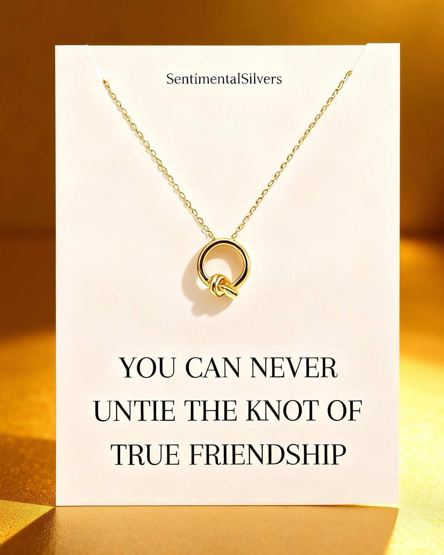 18K Gold Plated Friendship Knot