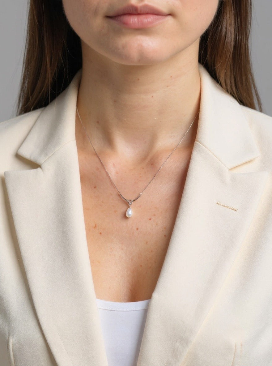 Sterling Silver Freshwater Pearl Necklace